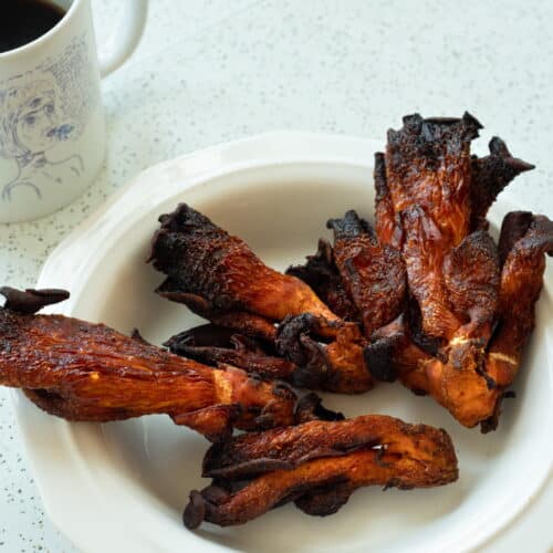 Oyster Mushroom Bacon - Wild Vegan Flower
